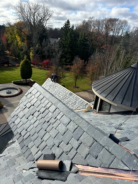 Slate Roof Installation